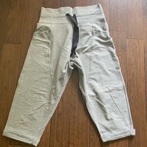 Lululemon Drop Crotch Cropped Sweats